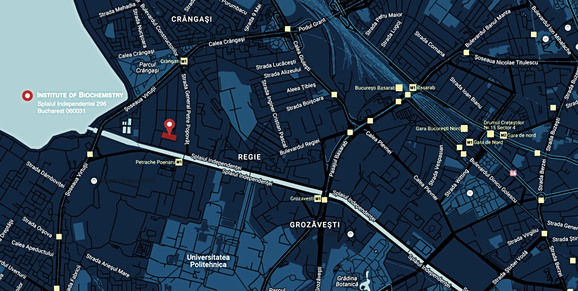 Institute of Biochemistry map